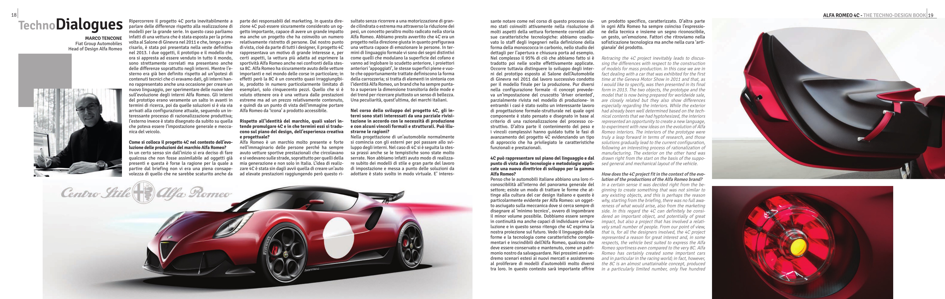 2015 Alfa Romeo 4C Technical Brochure Page 20